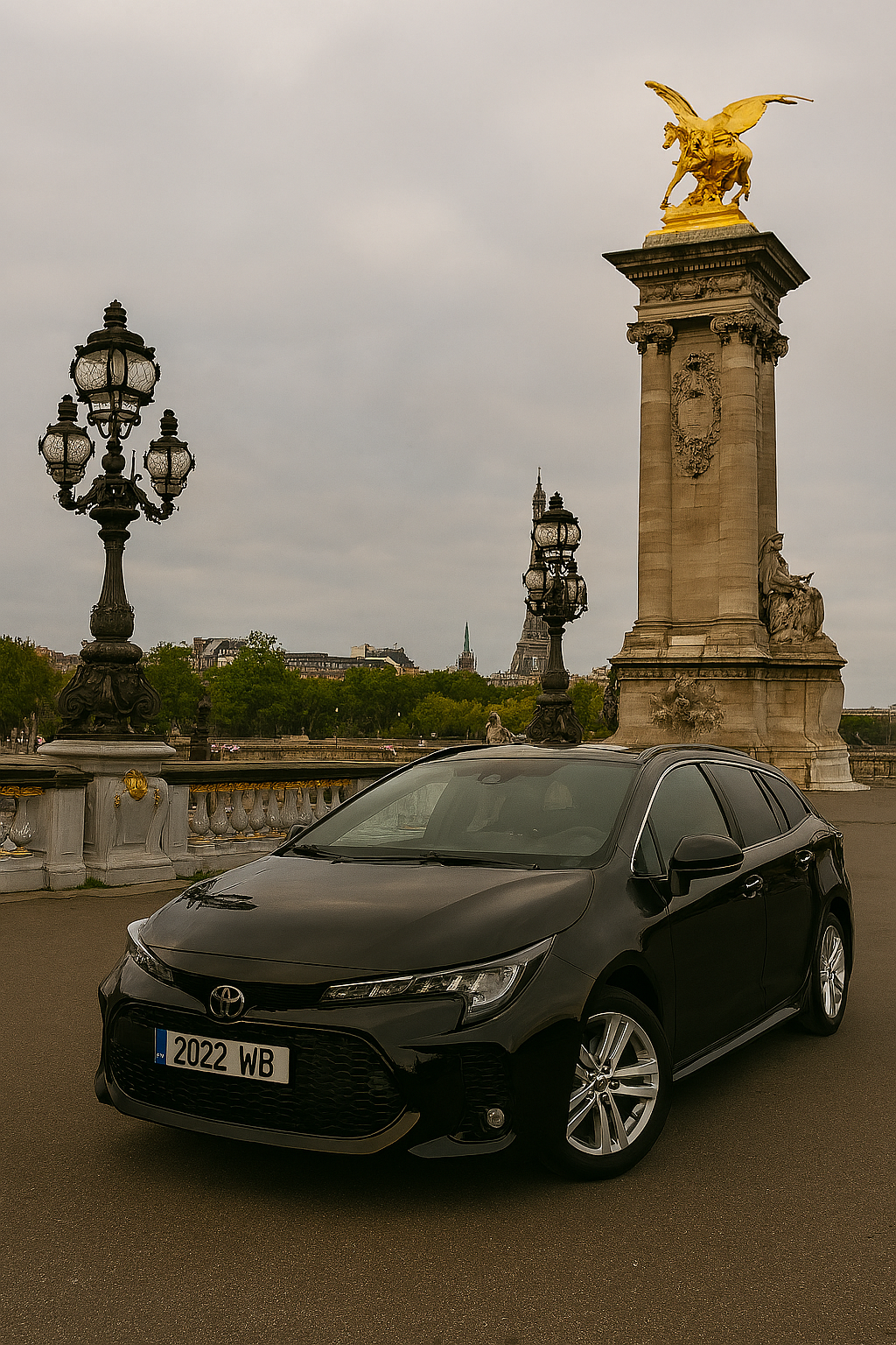 Véhicule Toyota Corolla catégorie Confort - VTC professionnel Paris DriverPARIS